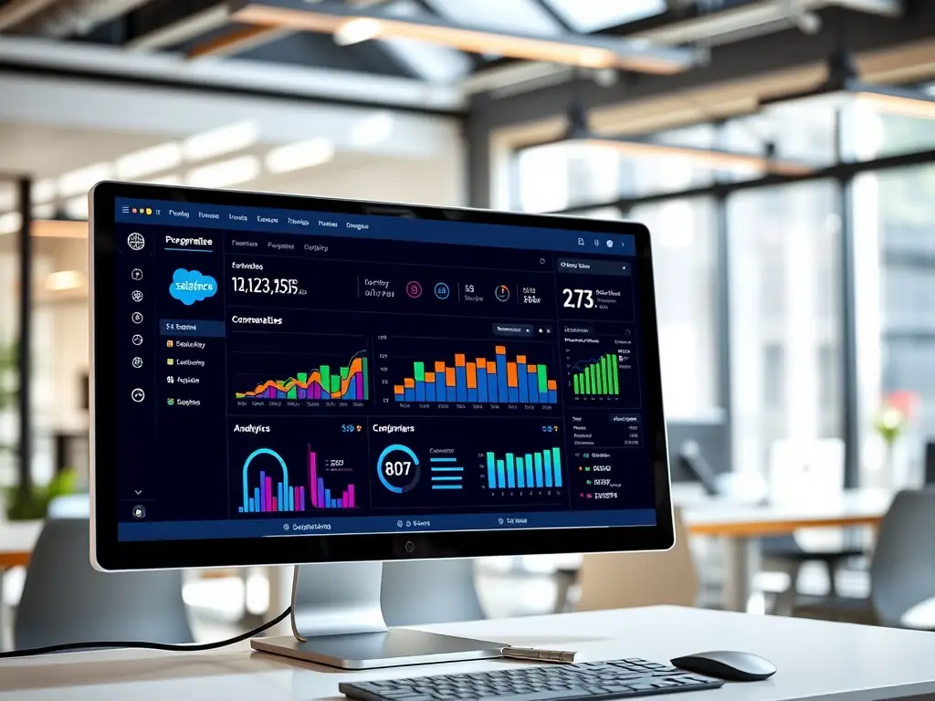 An image illustrating a detailed report of Salesforce testing results, highlighting key metrics and areas for improvement.