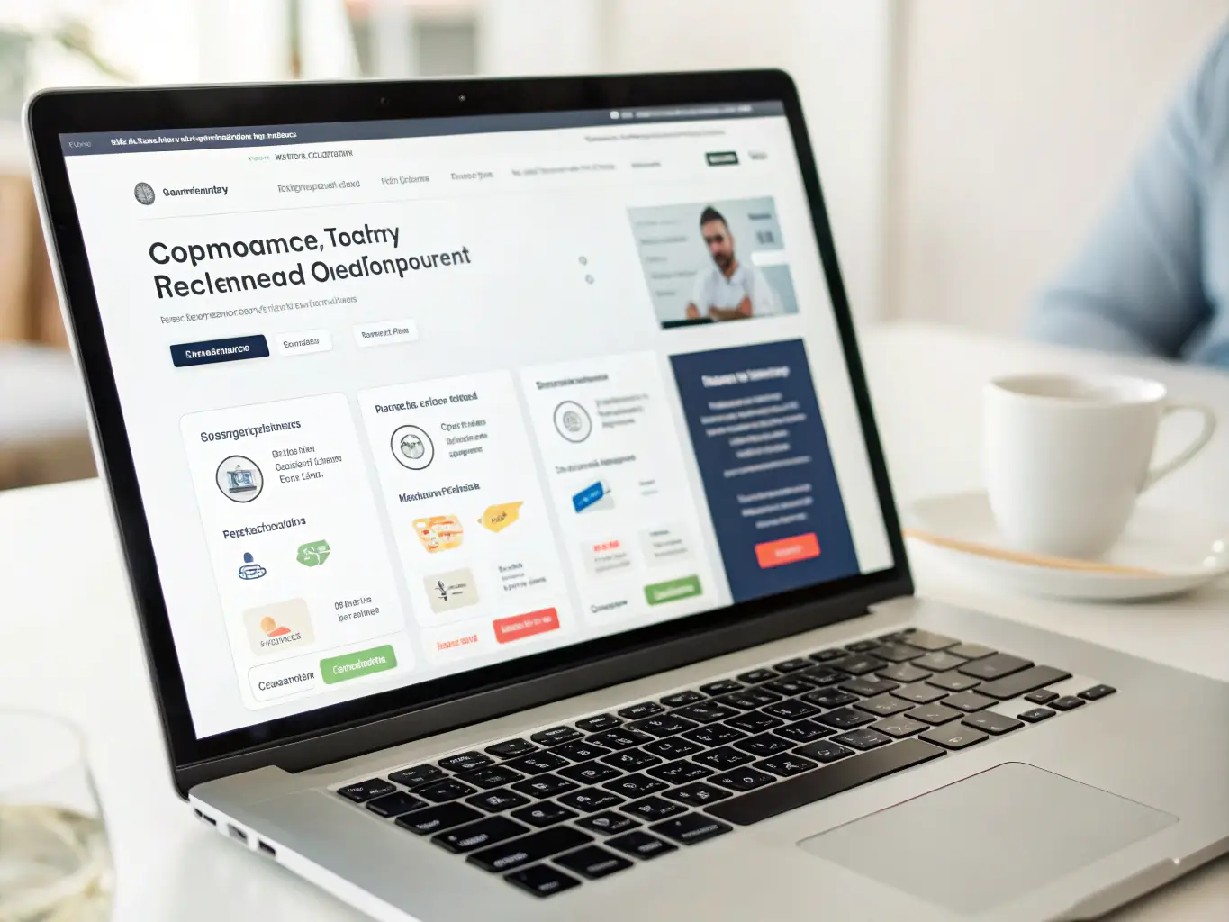 An image depicting a Salesforce application interface undergoing automated testing, with visual indicators of test progress and results.